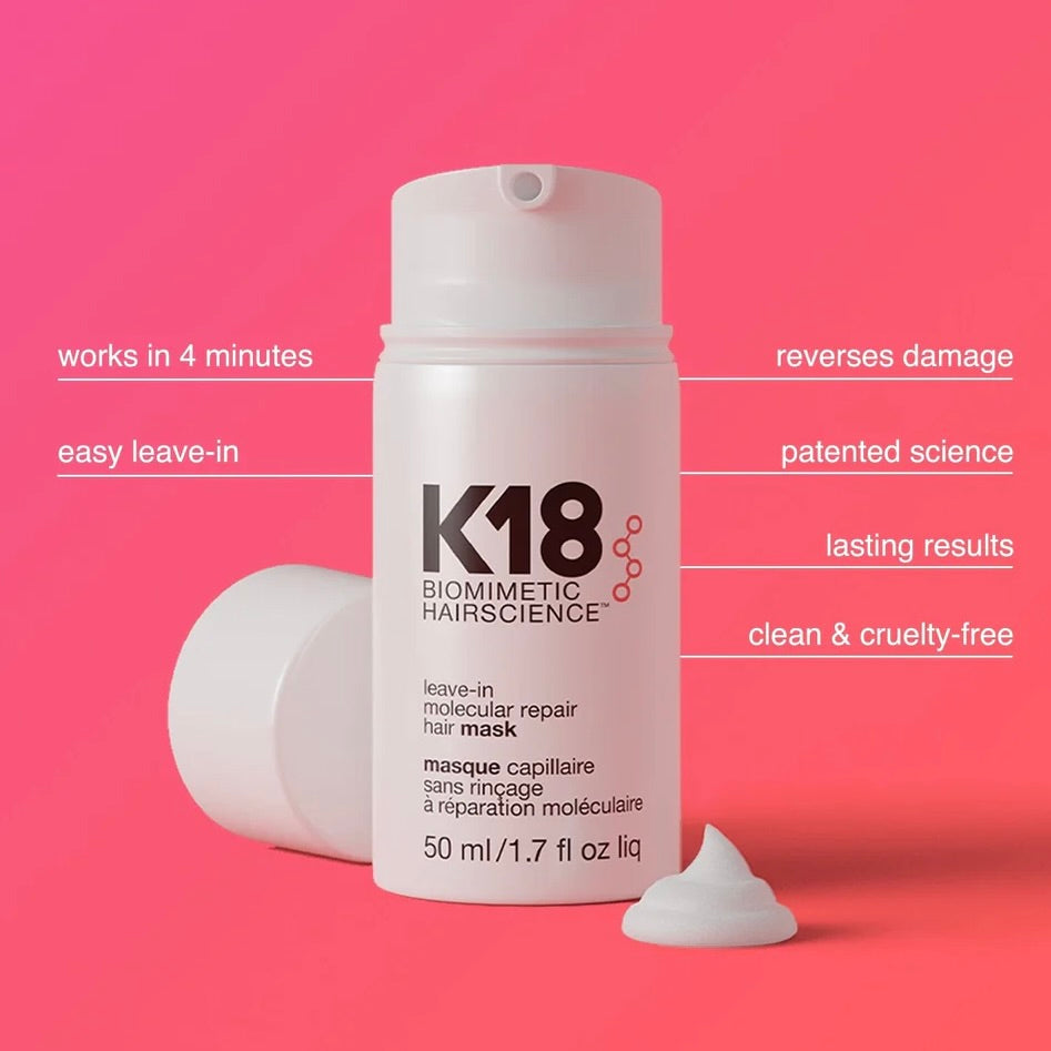K18 Leave-in molecular repair mask